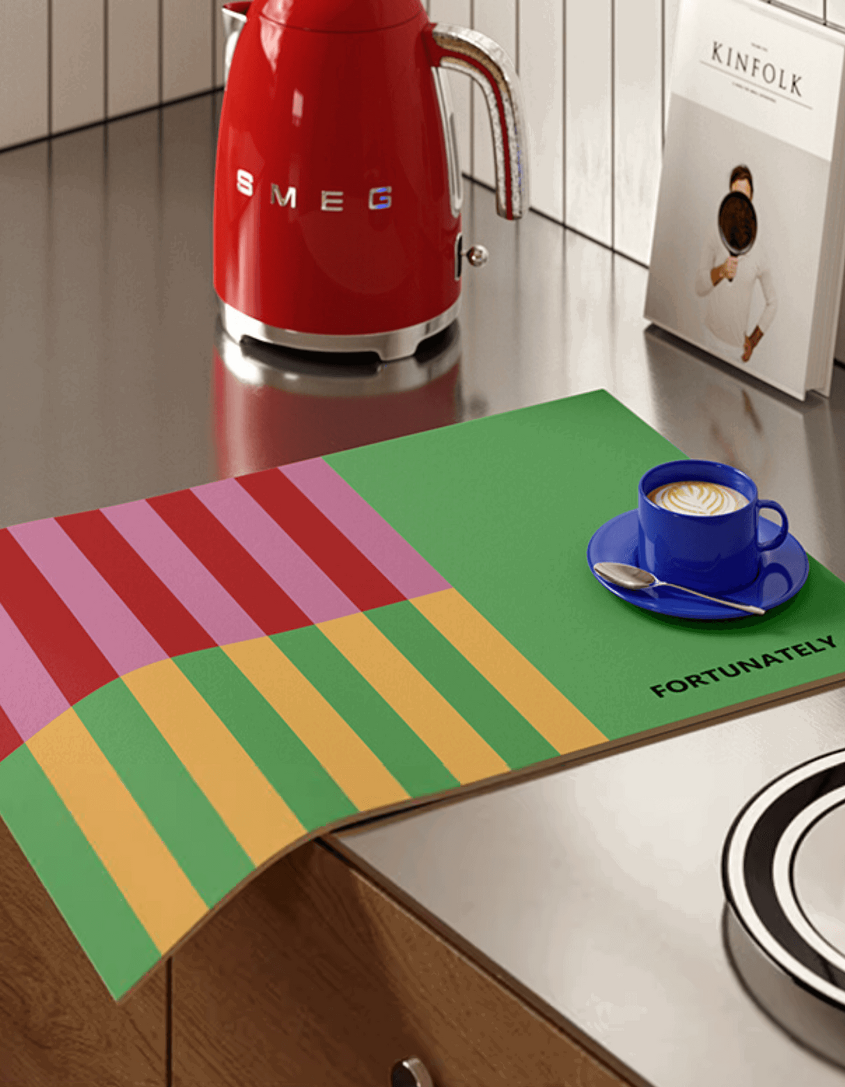 Vivid Drip Dish Drying Mat