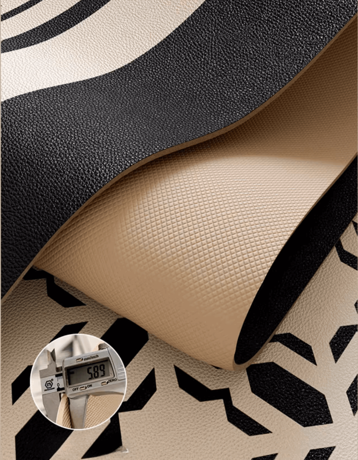 Talavera Tile Kitchen Mat features a Spanish-Mexican mosaic tile style. It's a non-slip, water & oil proof, non-absorbent and hypoallergenic kitchen runner. Protect your kitchen floor and spice up your decor with bold colors!