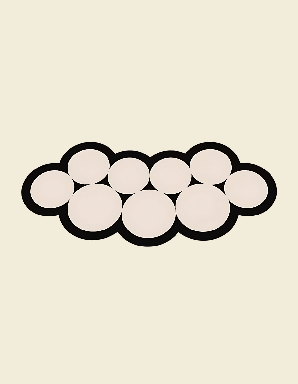 White Bubble Bath Mat