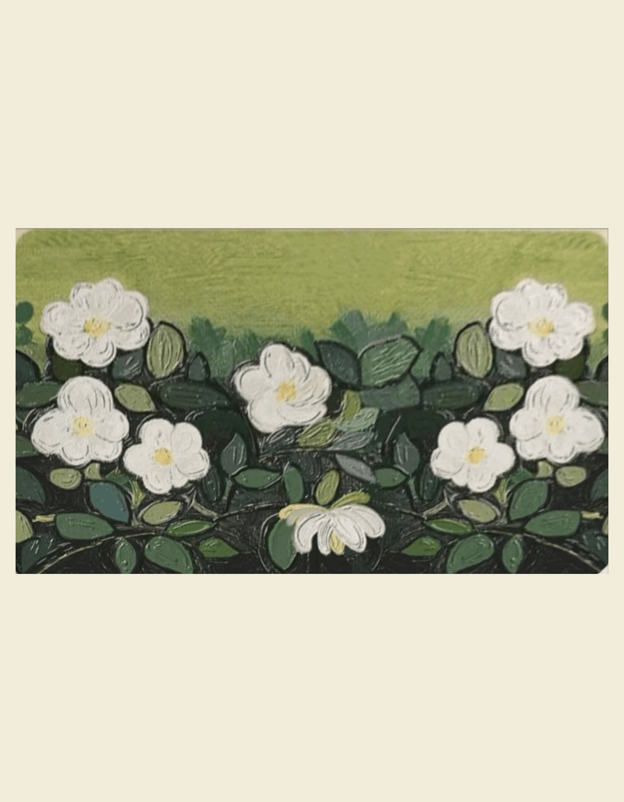 Introduce our absorbent Van Gogh Style Wild Roses Bath Mat. It's fast-drying, antibacterial, anti-mold, while adding a piece of classic art decor to your home.