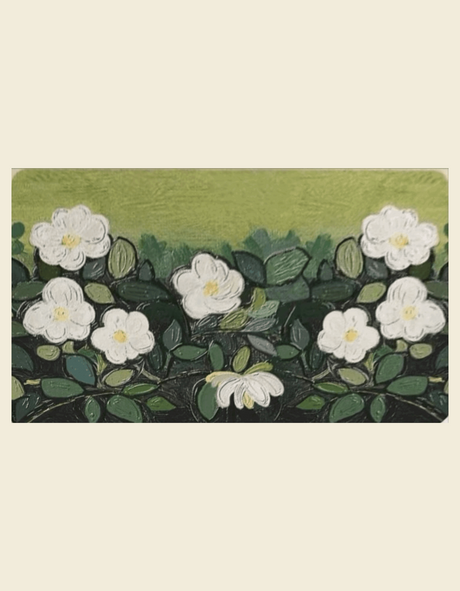 Introduce our absorbent Van Gogh Style Wild Roses Bath Mat. It's fast-drying, antibacterial, anti-mold, while adding a piece of classic art decor to your home.
