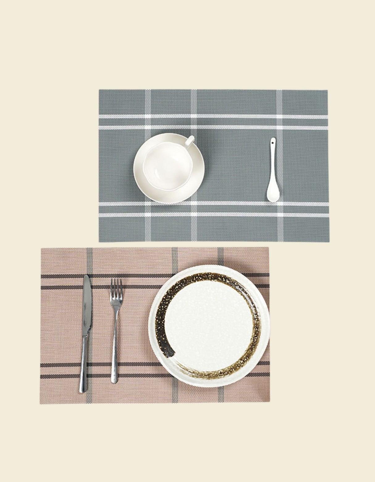 UnRoll Stylish PVC Place Mat - Pink