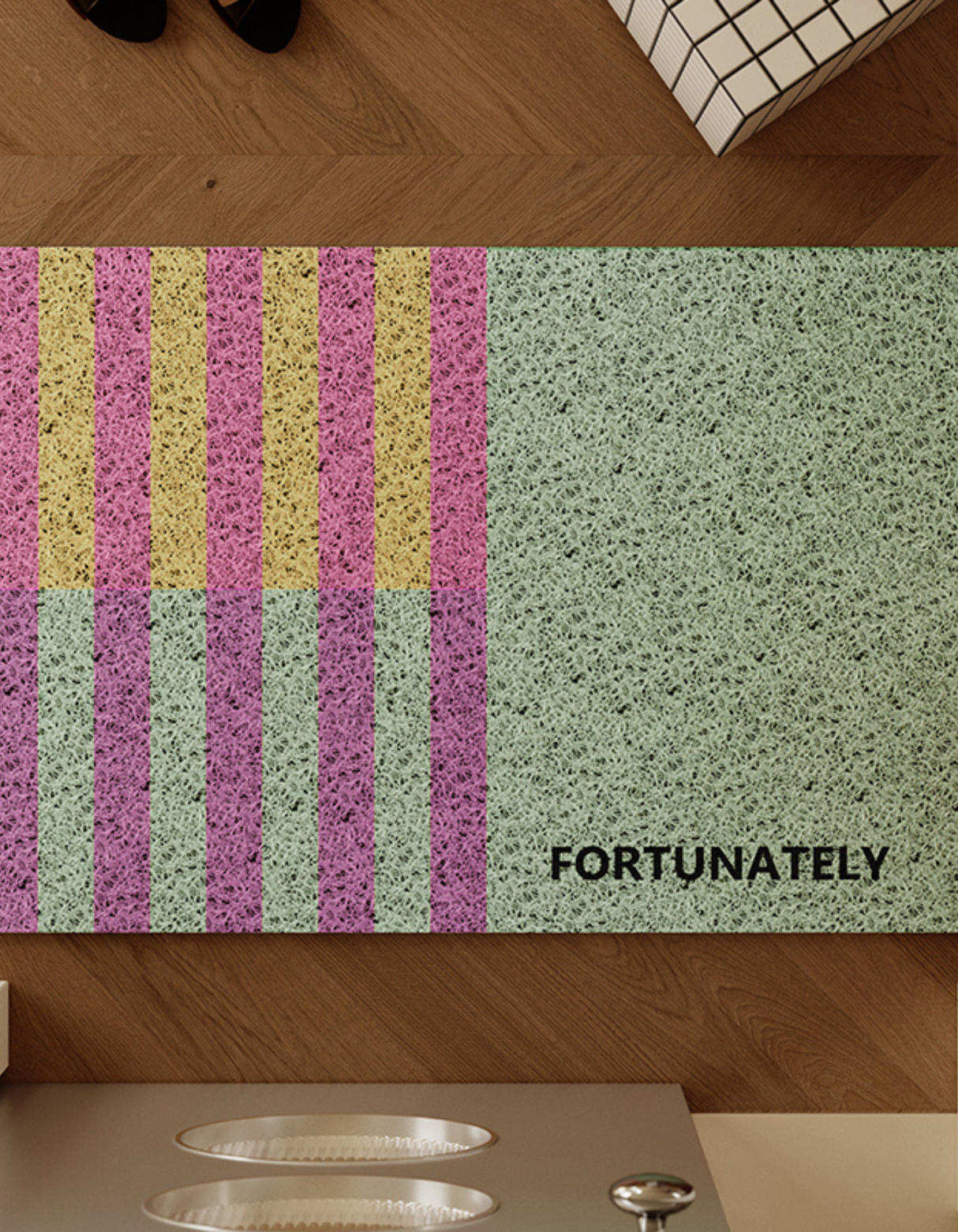 Vivid Drip Door Mat