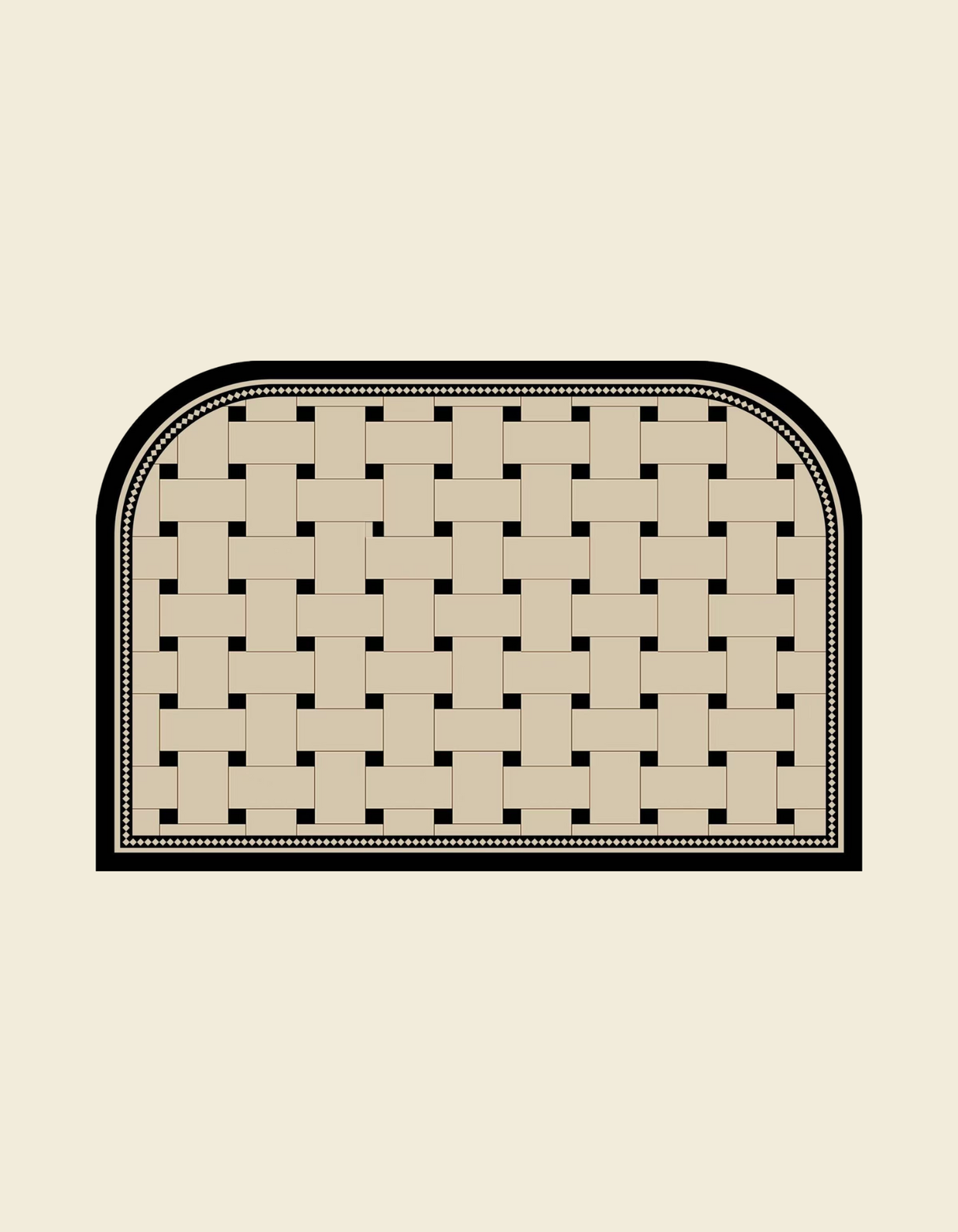 Checkerboard Door Mat